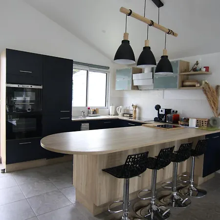 3 Calme Plein Pied Jardin Clos A 700m Porteau Ferienhaus *